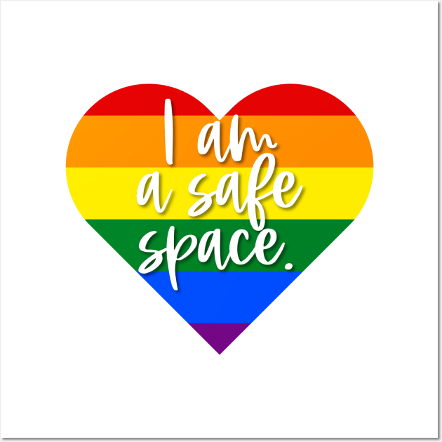 I am a safe space. Wall Art by Simplify With Leanne